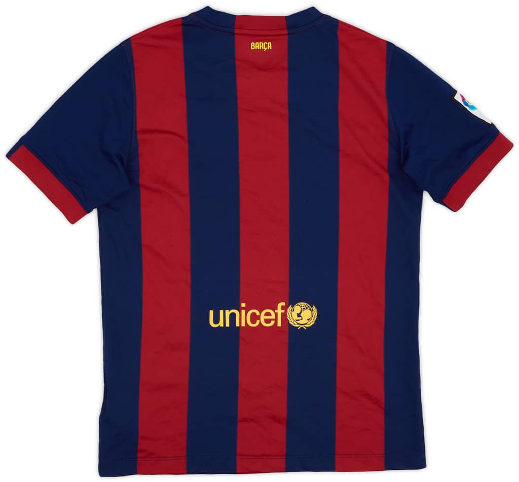 2014-15 Barcelona Home Shirt - 8/10 - (XL.Boys)