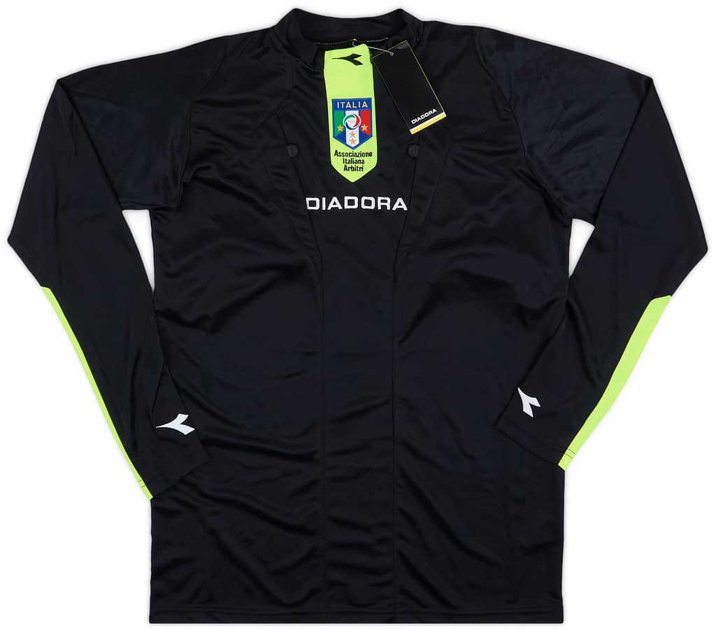 2009-10 Italy Diadora Referee L/S Shirt (S)