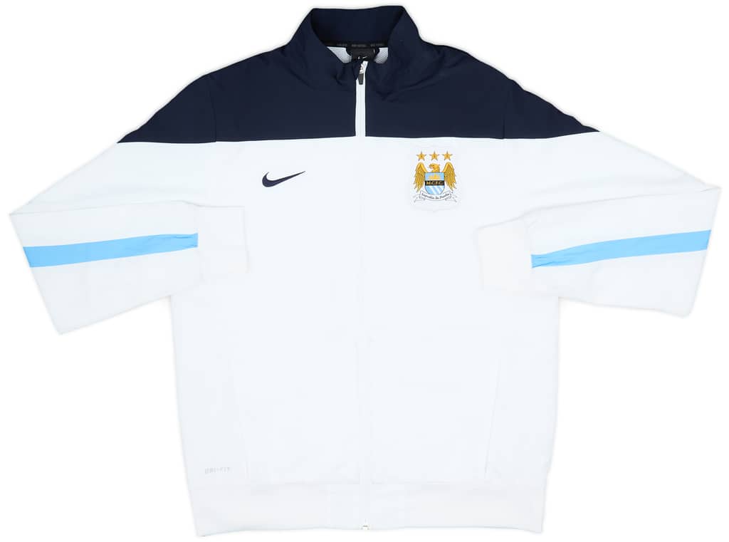 2013-14 Manchester City Nike Track Jacket - 8/10 - (XL)
