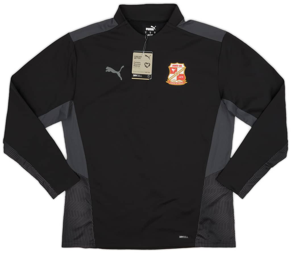 2020-21 Swindon Town Puma 1/4 Zip Training Top (L)