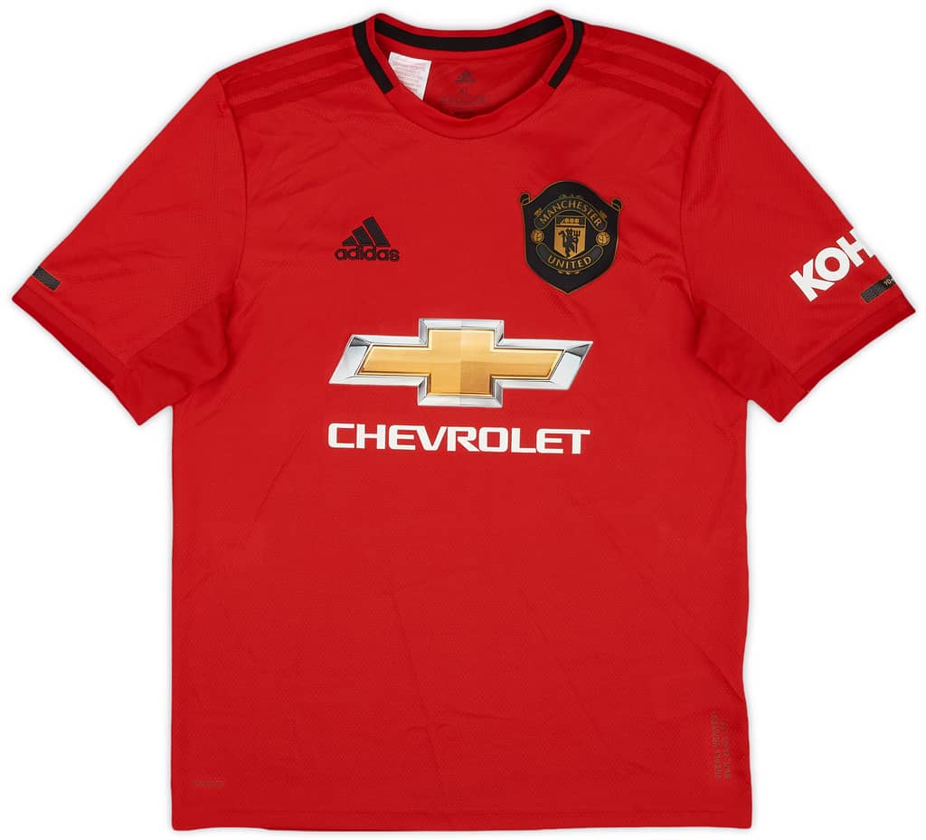 2019-20 Manchester United Home Shirt - 9/10 - (XL.Boys)