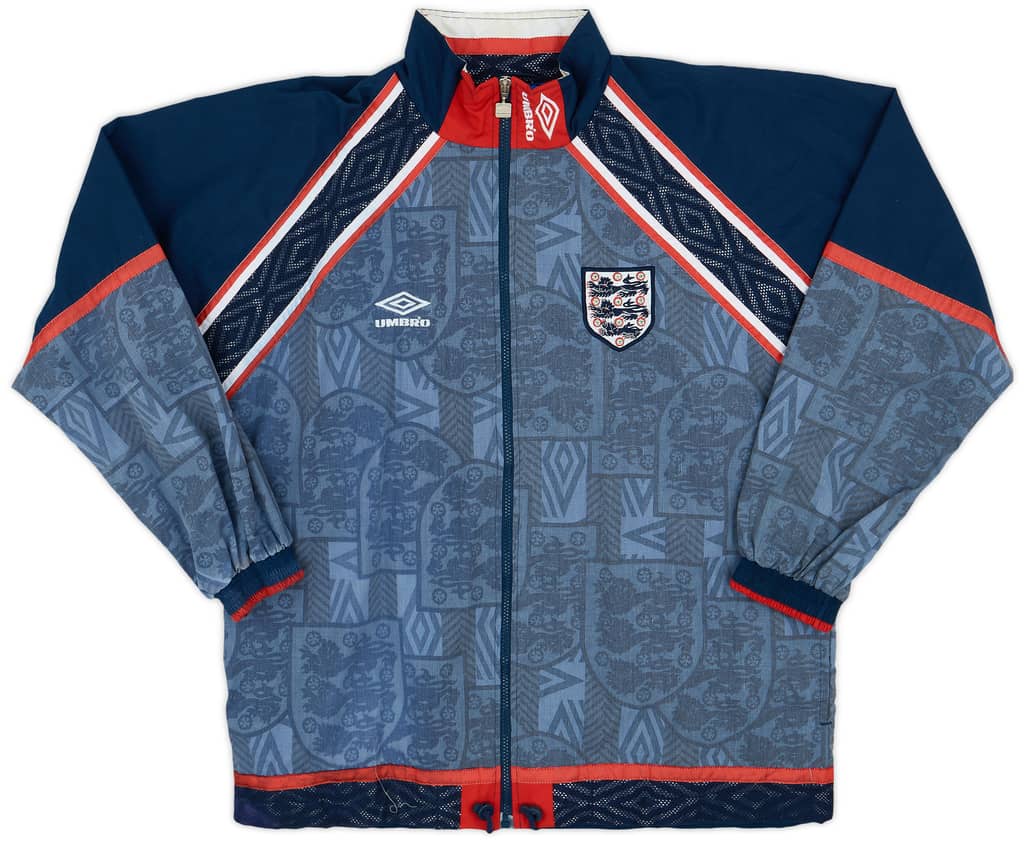 1994-96 England Umbro Track Jacket - 8/10 - (L)