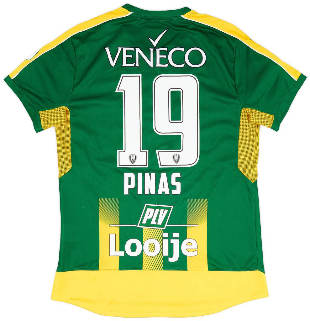 2020-21 ADO Den Haag Match Issue Home Shirt Pinas #19