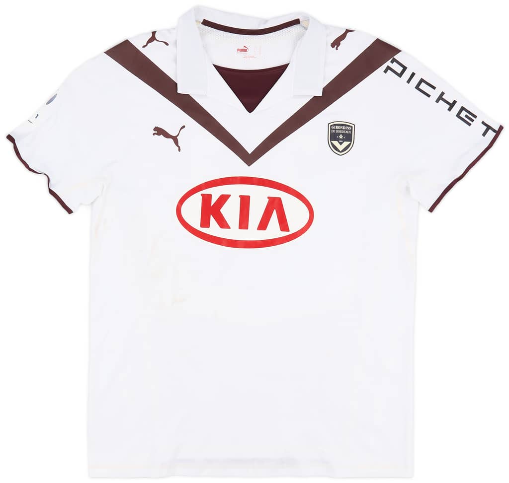 2008-09 Bordeaux Match Worn Away Shirt Bellion #11