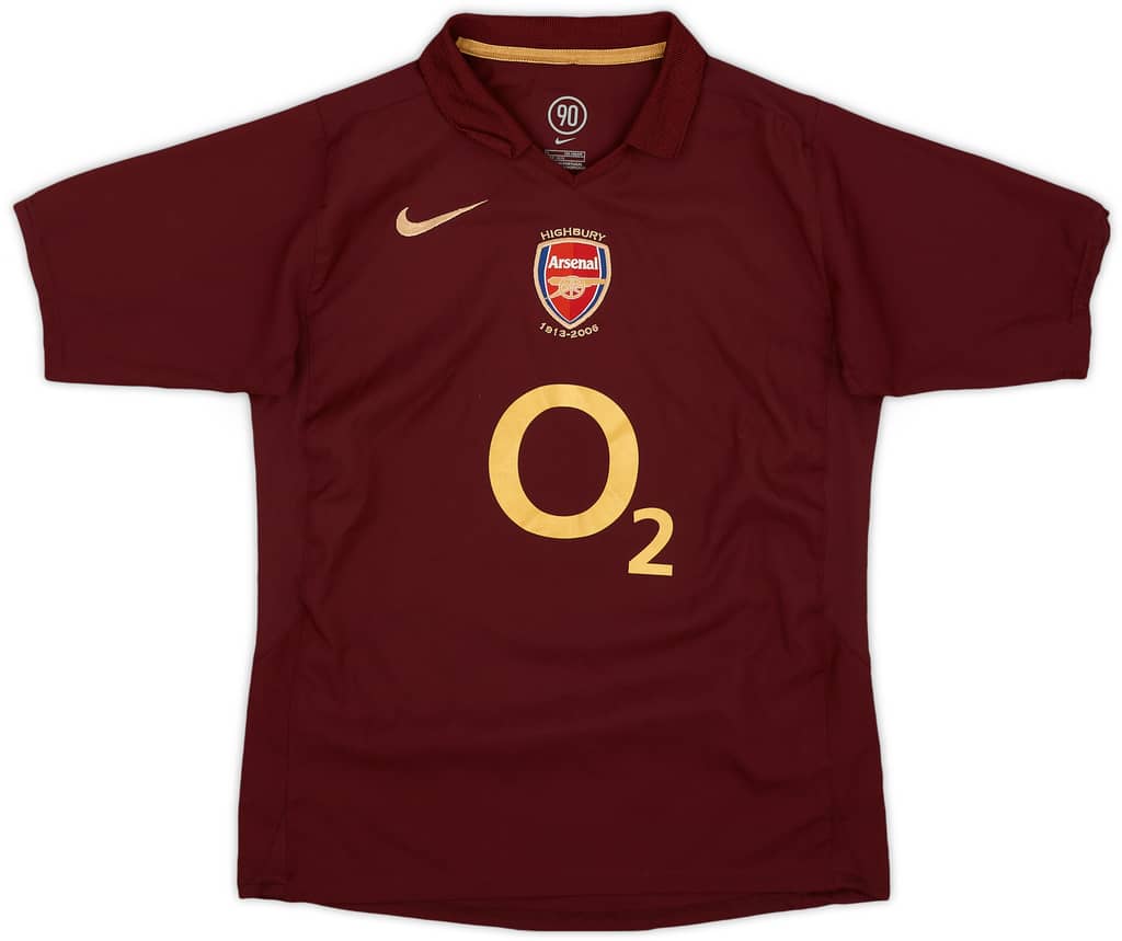 2005-06 Arsenal Home Shirt - 9/10 - (L.Boys)