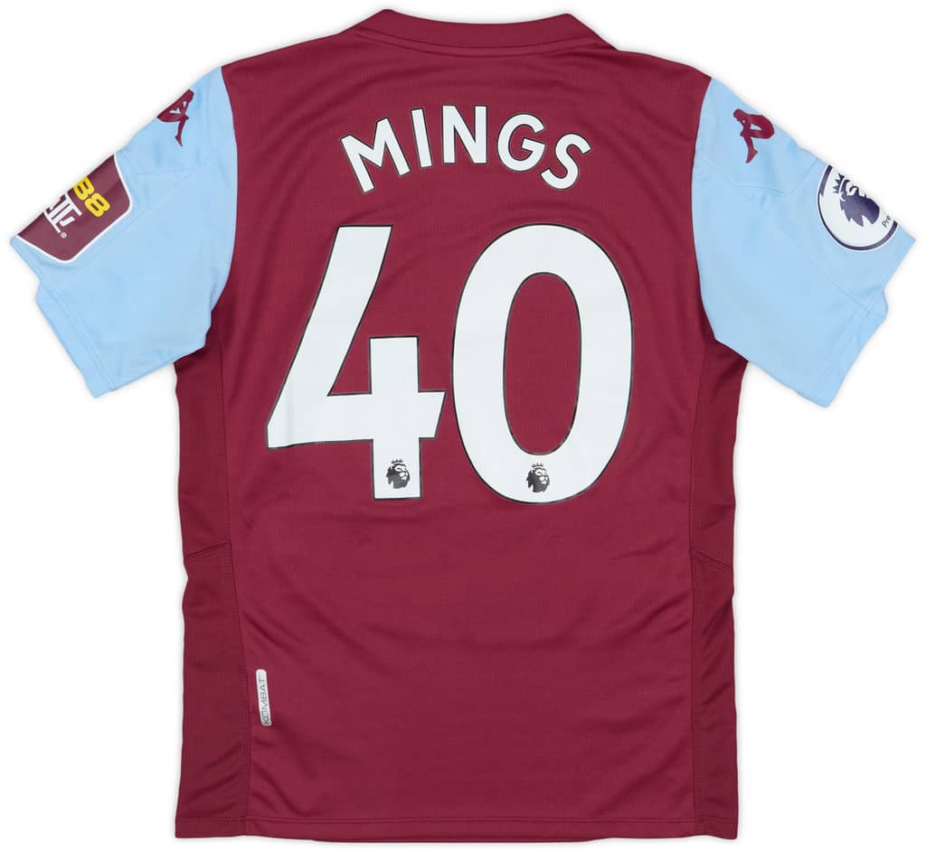 2019-20 Aston Villa Home Shirt Mings #40 - 8/10 - (S)