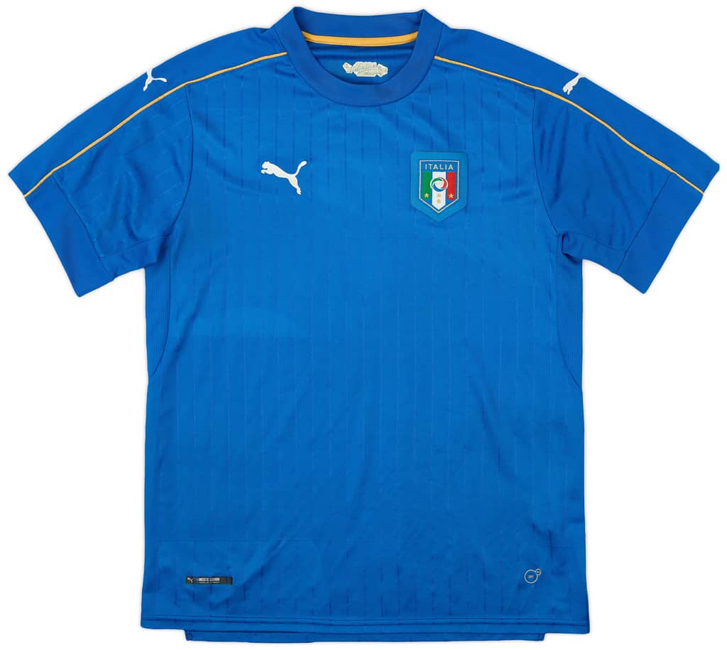 2016-17 Italy Home Shirt #2 - 8/10 - (L)