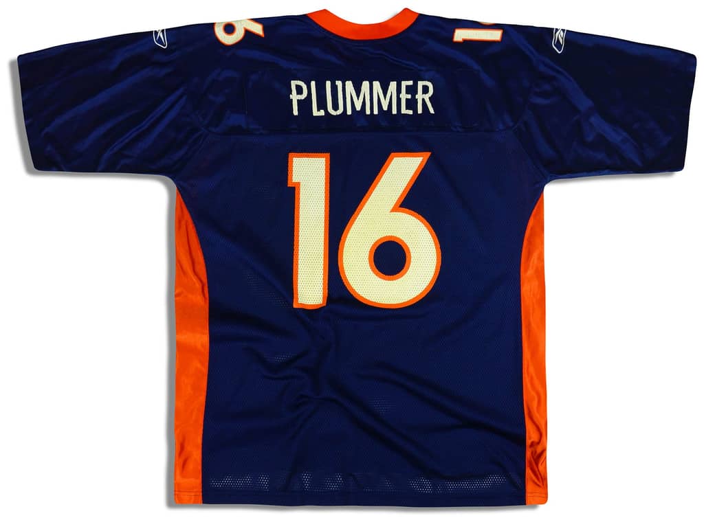2005-06 Denver Broncos Plummer #16 Reebok On Field Jersey (Home) XL
