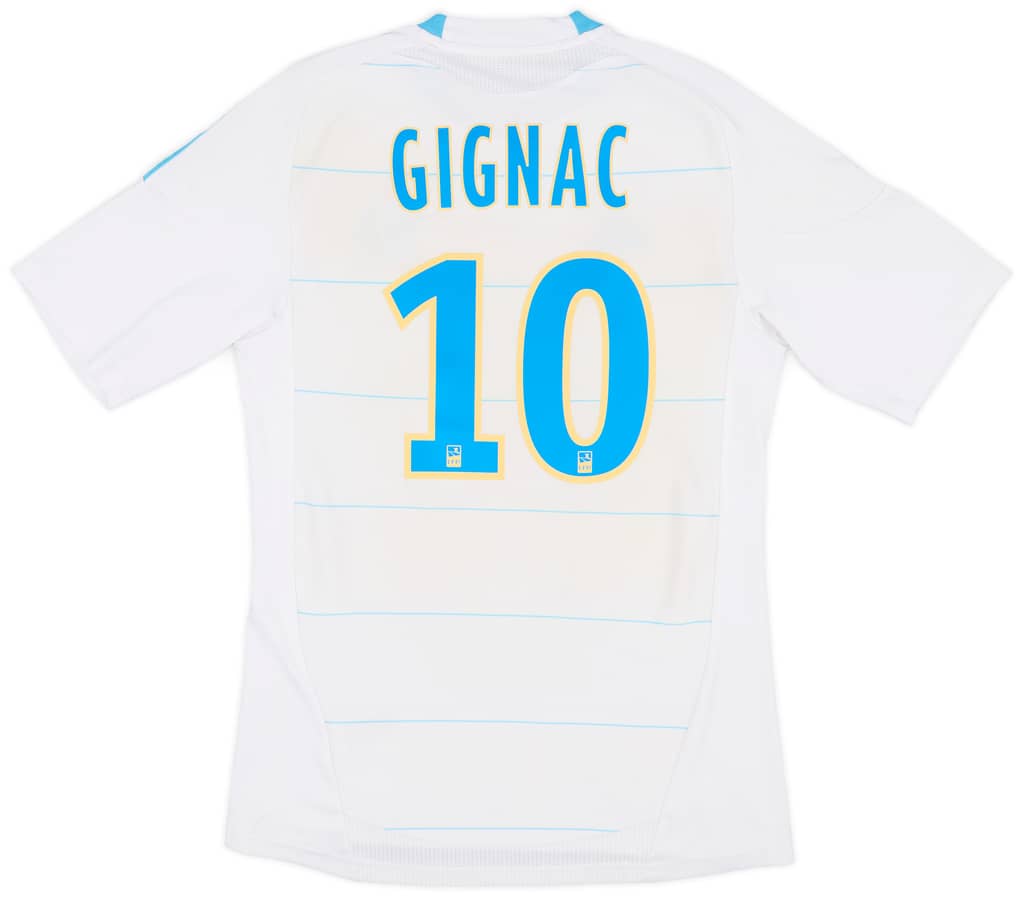 2010-11 Olympique Marseille Home Shirt Gignac #10 - 6/10 - (M)