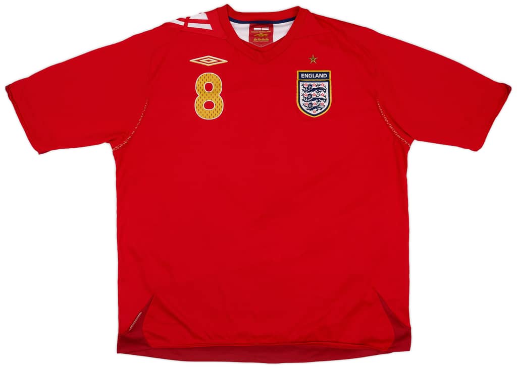 2006-08 England Away Shirt Lampard #8 - 8/10 - (XXL)