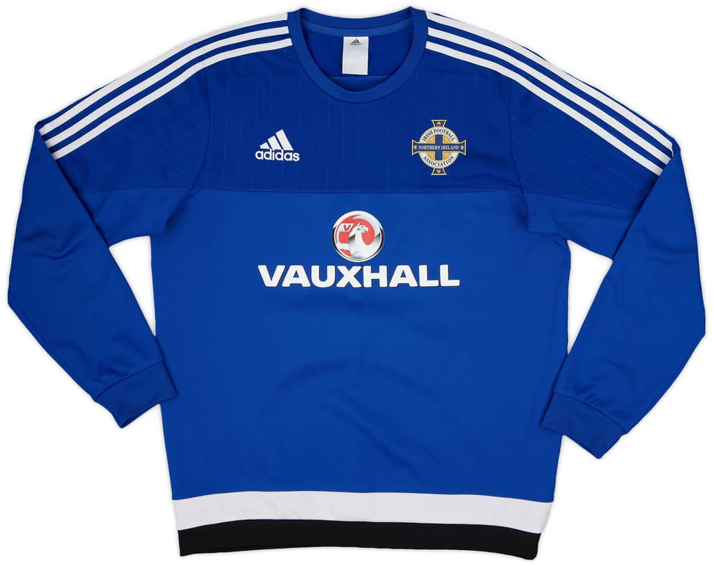 2016-17 Northern Ireland adidas Training L/S Top - 8/10 - (M)