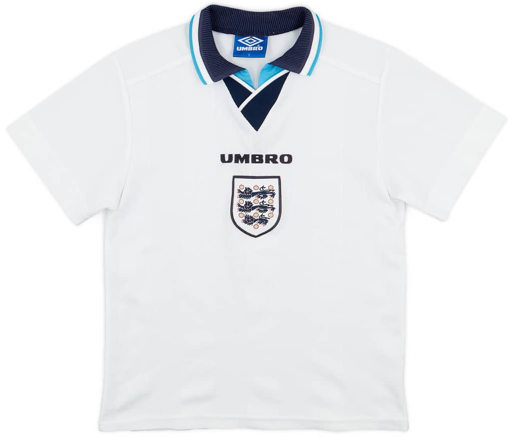 1995-97 England Home Shirt - 8/10 - (Y)