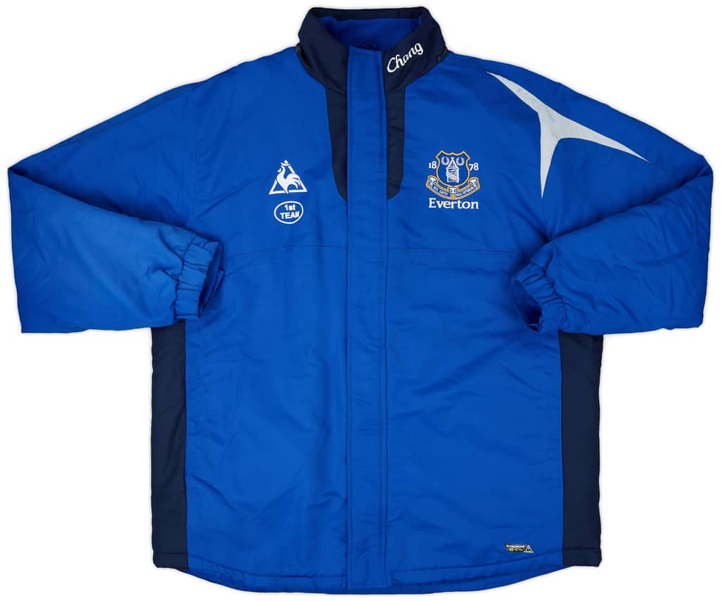 2011-12 Everton Le Coq Sportif Padded Bench Coat - 8/10 - (XL)