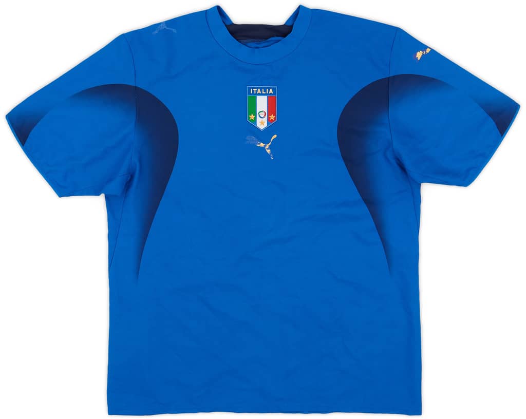 2006 Italy Home Shirt - 4/10 - (L)