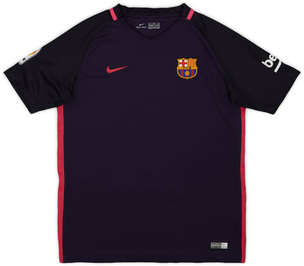 2016-17 Barcelona Away Shirt - 9/10 - (XL.Boys)