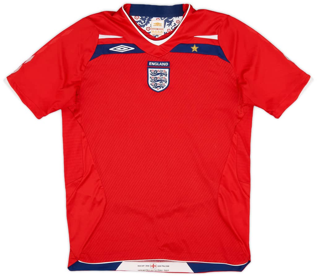 2008-10 England Away Shirt - 9/10 - (XL.Boys)