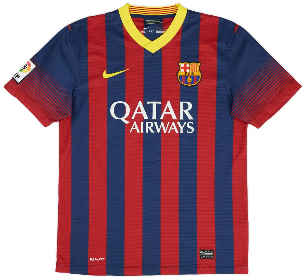 2013-14 Barcelona Home Shirt Messi #10