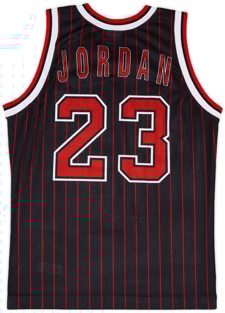 1995-97 Chicago Bulls Jordan #23 Champion Alternate Jersey - 9/10 - (XS)
