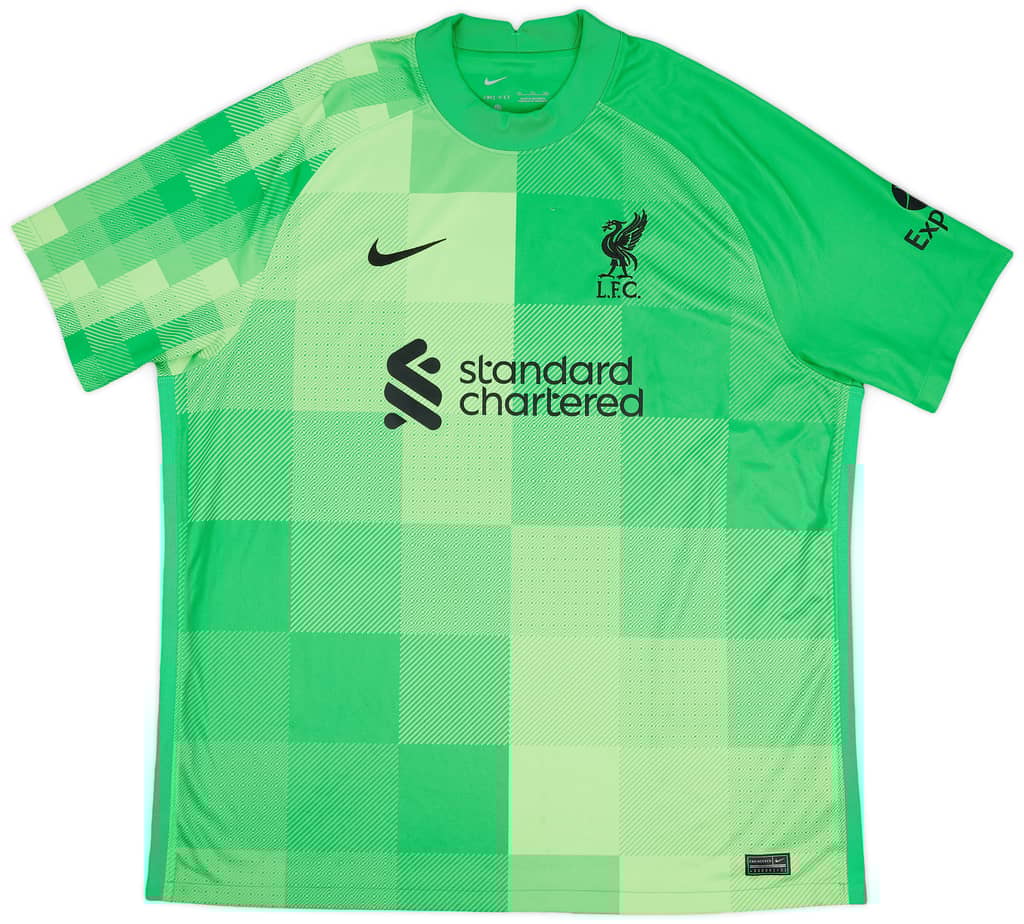 2021-22 Liverpool GK S/S Shirt A.Becker #1 - 8/10 - (XXL)