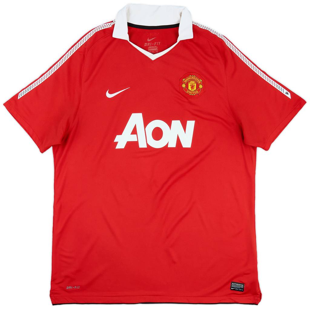 2010-11 Manchester United Home Shirt Rooney #10 - 5/10 - (XL)