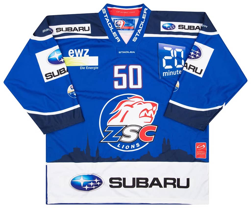 2013-14 ZSC Lions Roland #50 Ochsner Jersey (Home) XXL