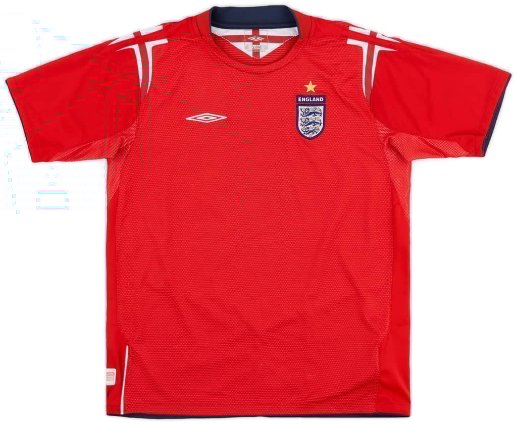 2004-06 England Away Shirt - 8/10 - (XL.Boys)