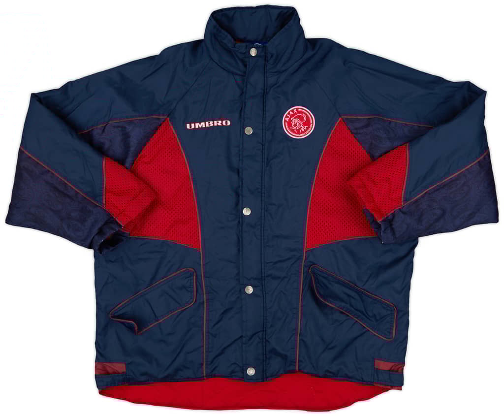 1997-98 Ajax Umbro Padded Rain Jacket - 9/10 - (XL)