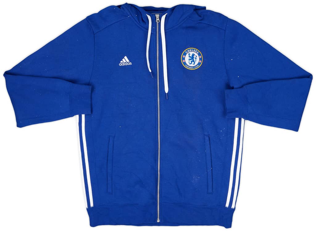 2016-17 Chelsea adidas Hooded Track Jacket - 8/10 - (L)