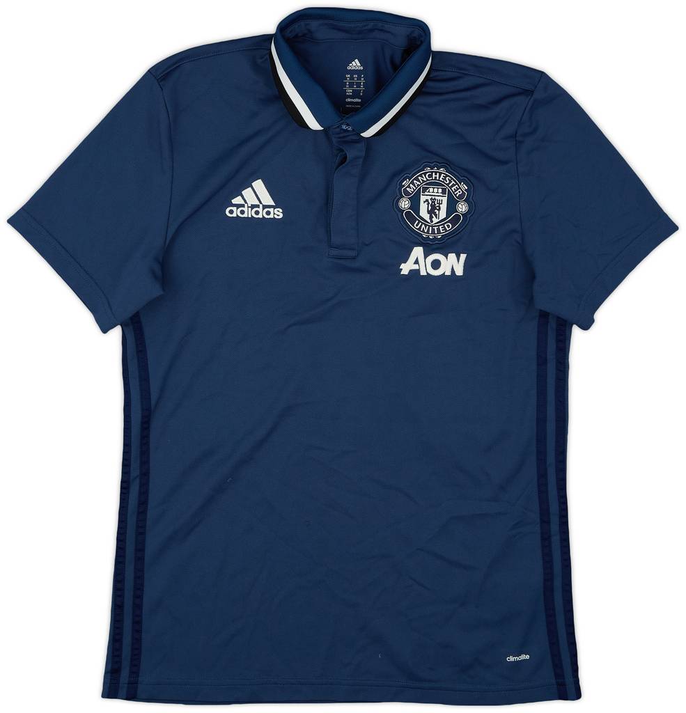 2016-17 Manchester United adidas Polo Shirt - 7/10 - (M)