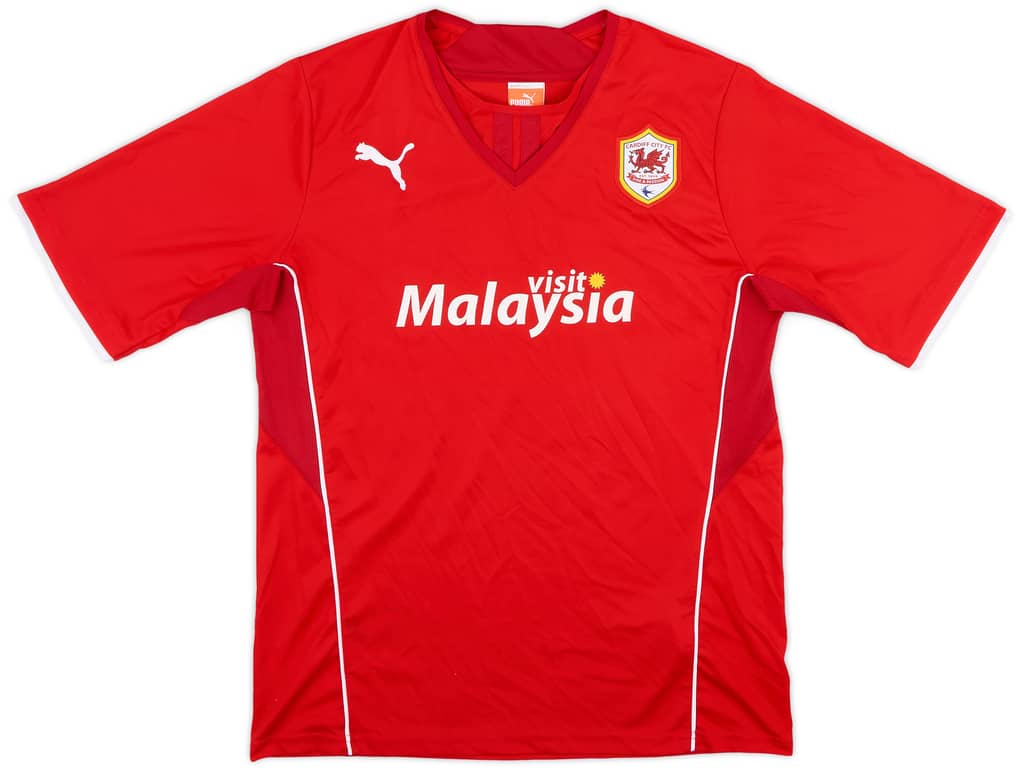 2013-14 Cardiff Home Shirt - 7/10 - (L)
