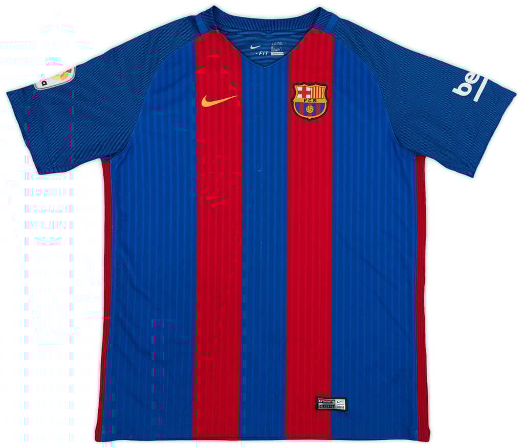 2016-17 Barcelona Home Shirt - 7/10 - (XL.Boys)