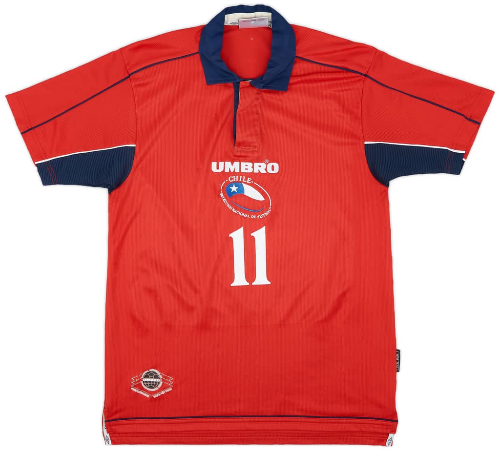 2000-01 Chile Home Shirt Salas #11 - 8/10 - (S)