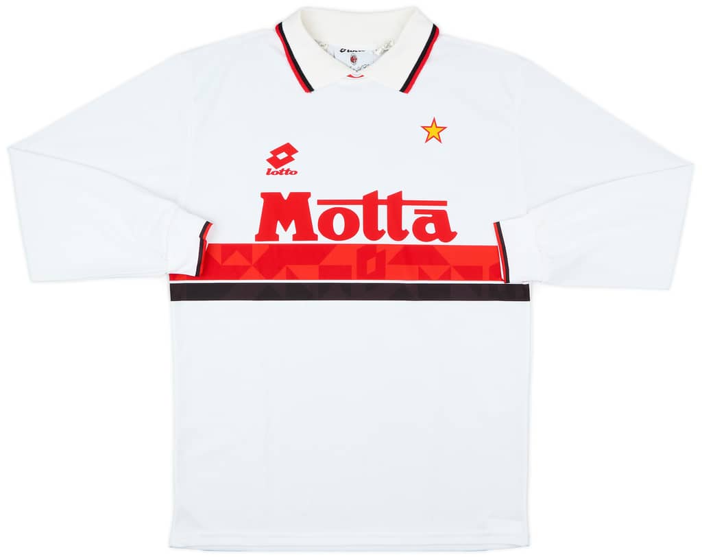 1993-94 AC Milan Away L/S Shirt - 8/10 - (S)