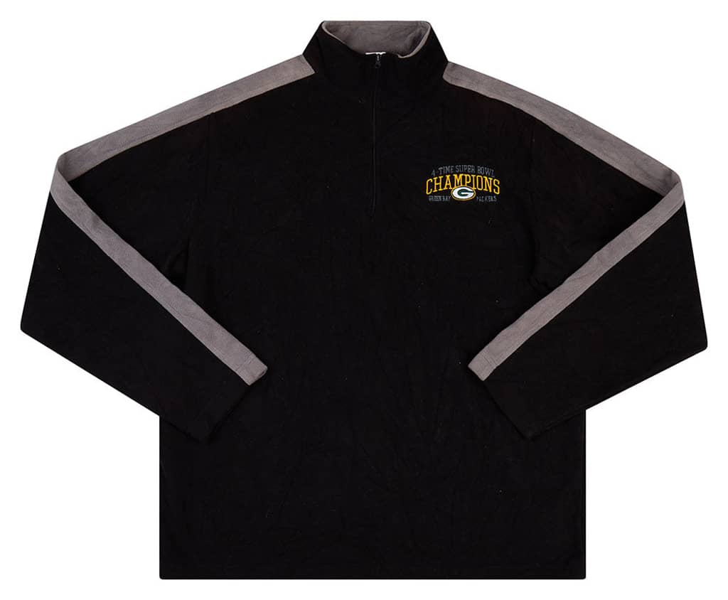 2011 Green Bay Packers NFL 1/4 Zip Fleece Jacket L