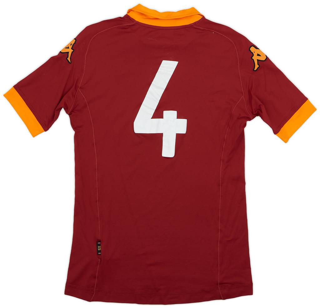 2012-13 Roma Home Shirt #4 - 5/10 - (XS)