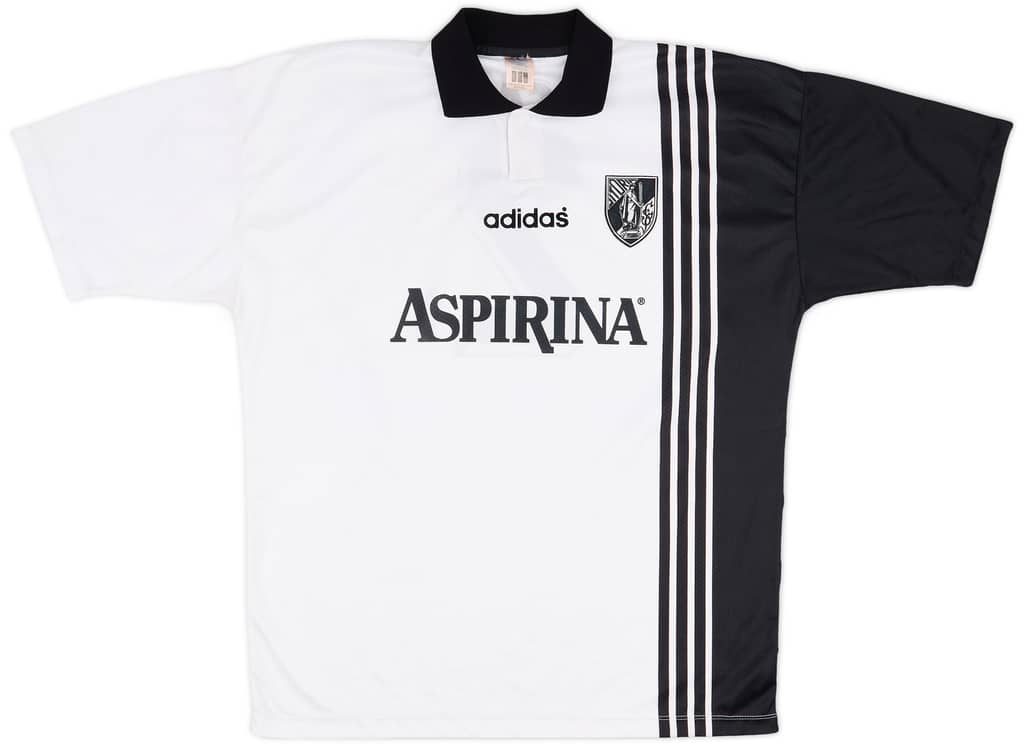 1996-97 Vitoria Guimaraes Match Worn UEFA Cup Home Shirt Jose Carlos #2