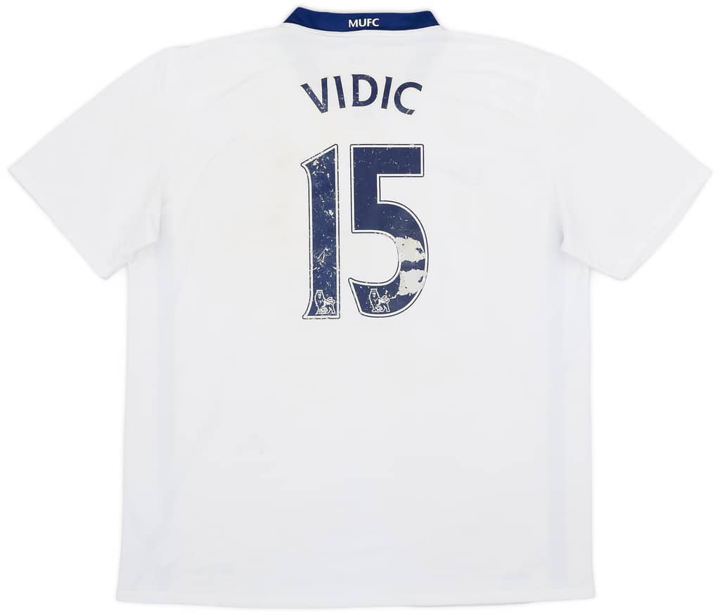 2008-10 Manchester United Away Shirt Vidic #15 - 4/10 - (XL)