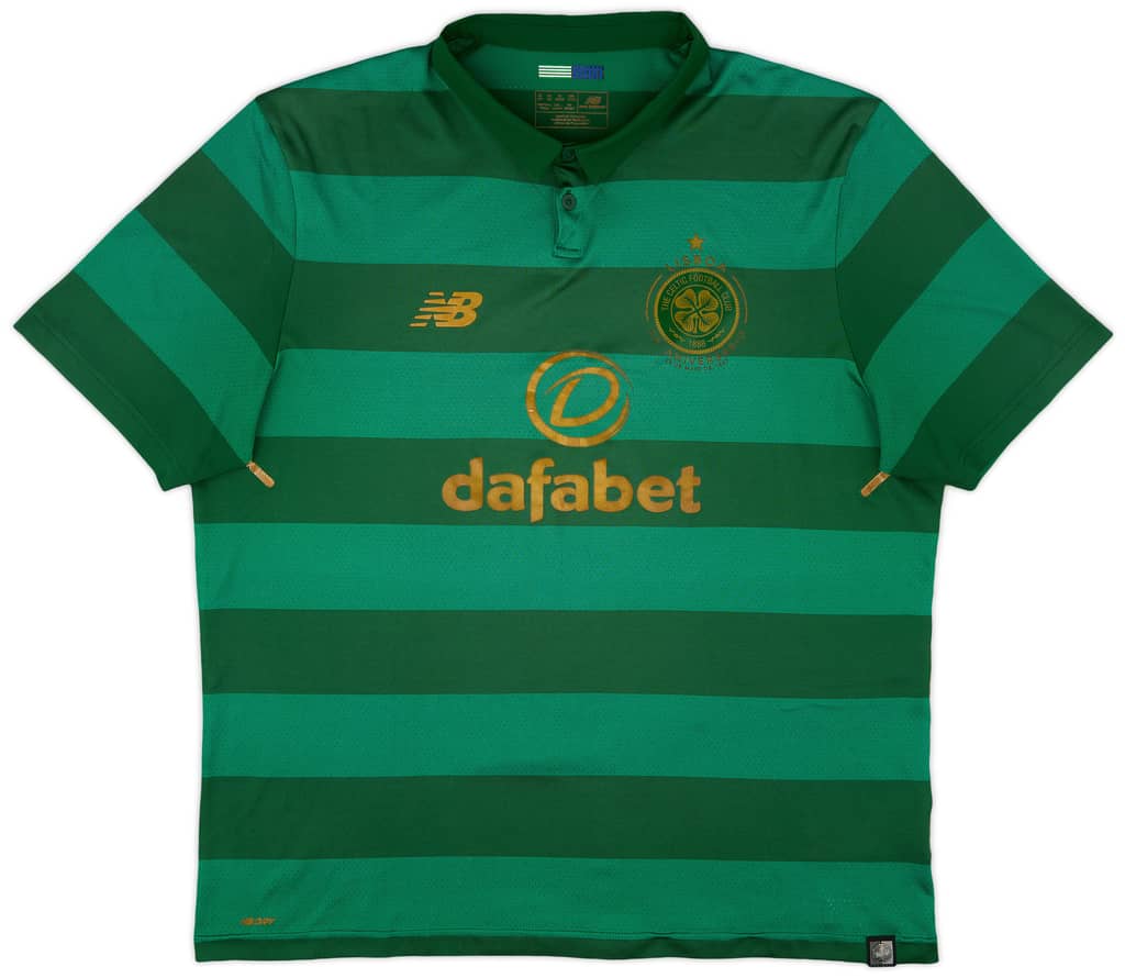 2017-18 Celtic 'Lisbon Lions 50th Anniversary' Away Shirt - 7/10 - (XL)