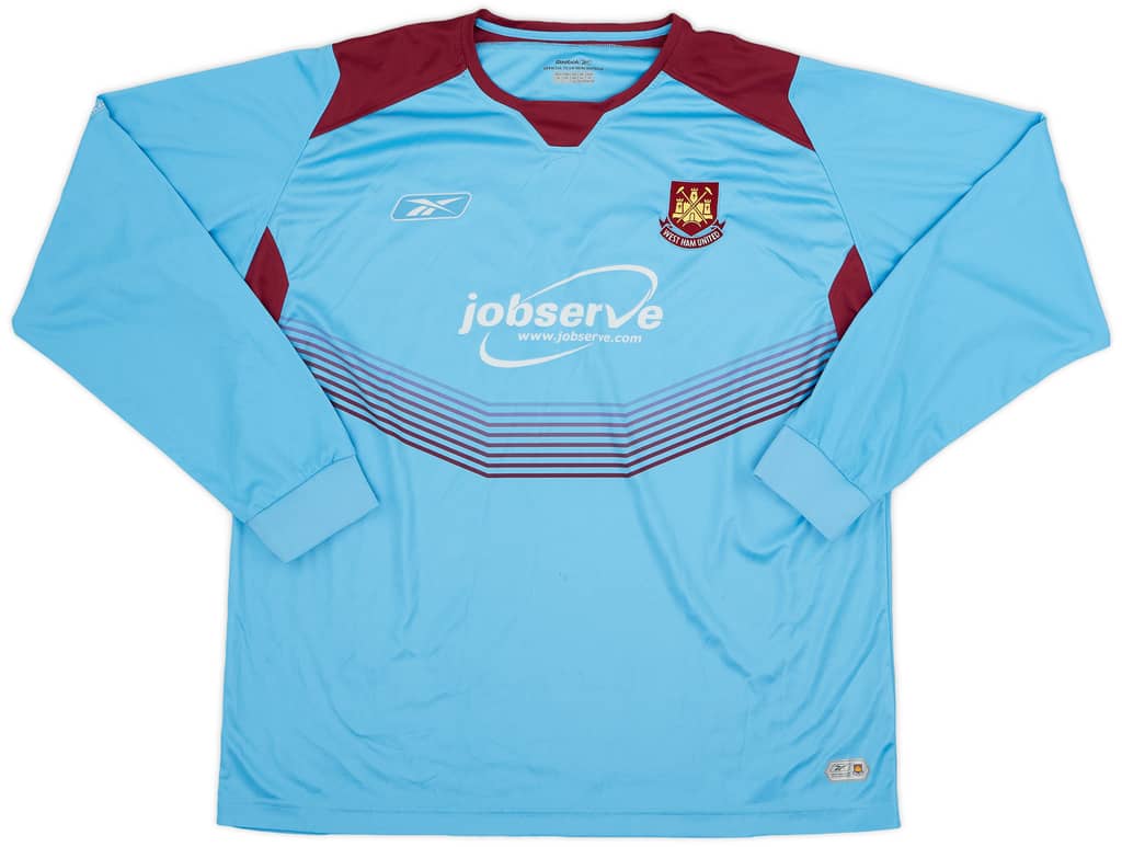 2004-06 West Ham Away L/S Shirt - 7/10 - (XL)