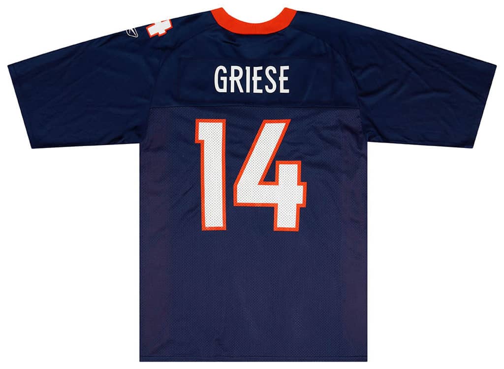 2001 Denver Broncos Griese #14 Reebok Jersey (Home) L