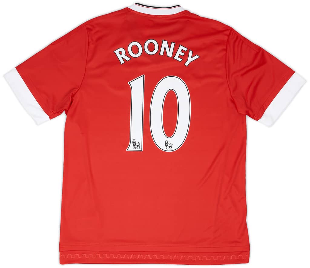 2015-16 Manchester United Home Shirt Rooney #10 (L)