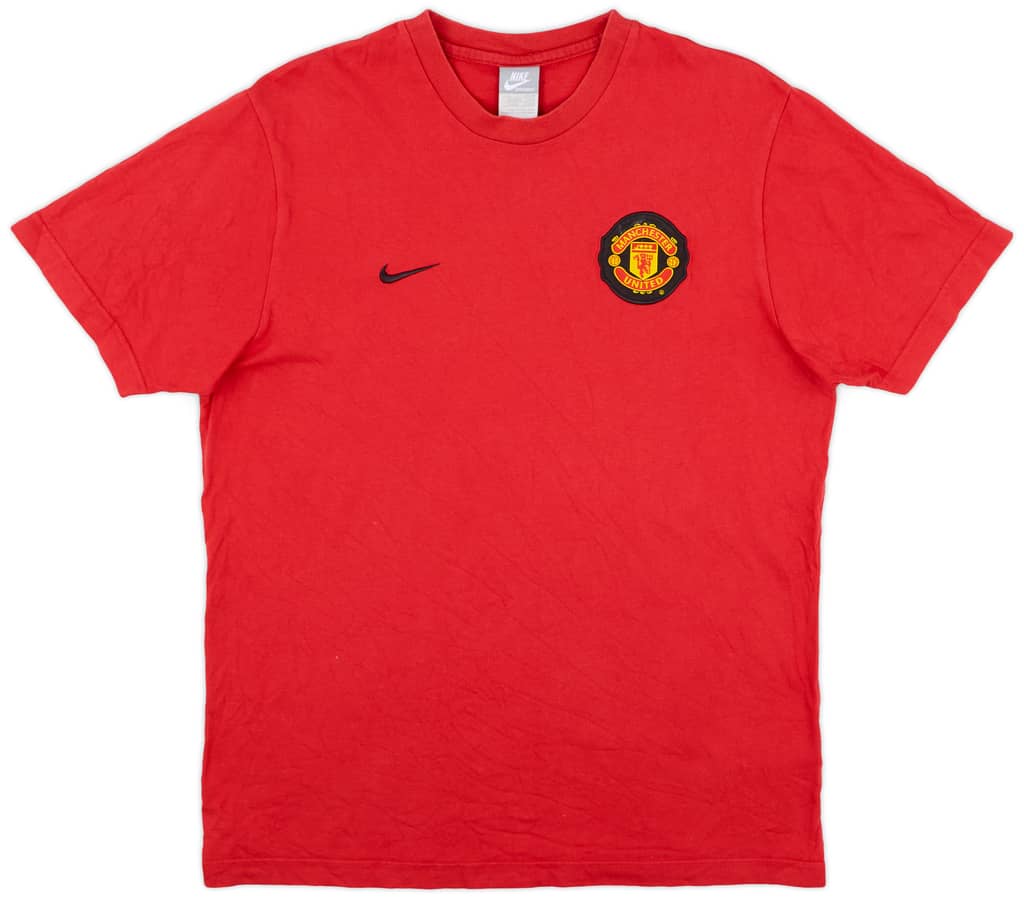 2009-10 Manchester United Nike Cotton Tee - 9/10 - (L)