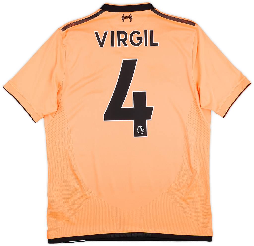 2017-18 Liverpool 125 Years Third Shirt Virgil #4 - 7/10 - (S)