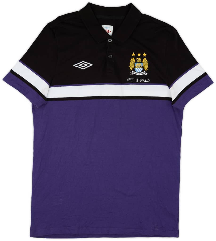 2010-11 Manchester City Umbro Polo Shirt - 9/10 - (L)