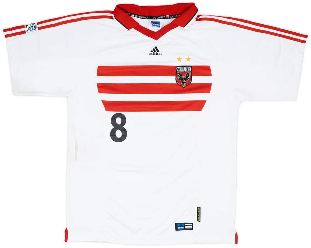 2001 DC United Match Issue Away Shirt Kamler #8