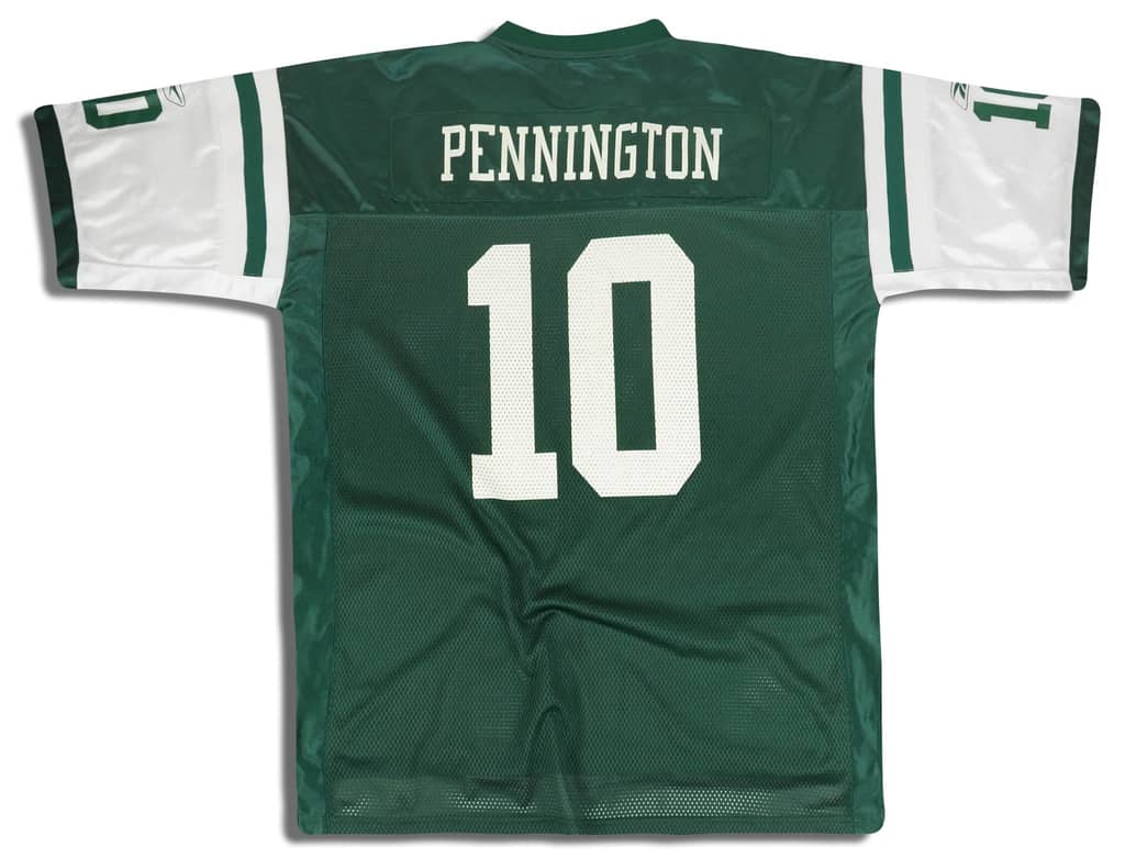 2002-04 New York Jets Pennington #10 Reebok On Field Jersey (Home) XL
