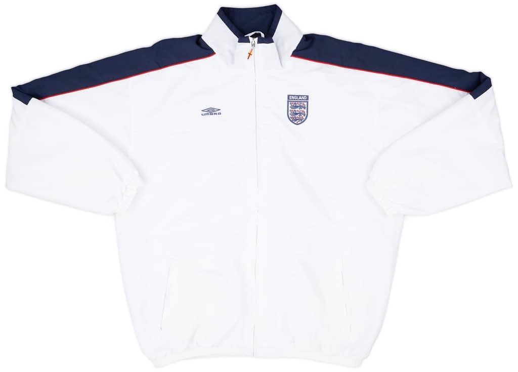 2000-02 England Umbro Track Jacket - 8/10 - (XL)