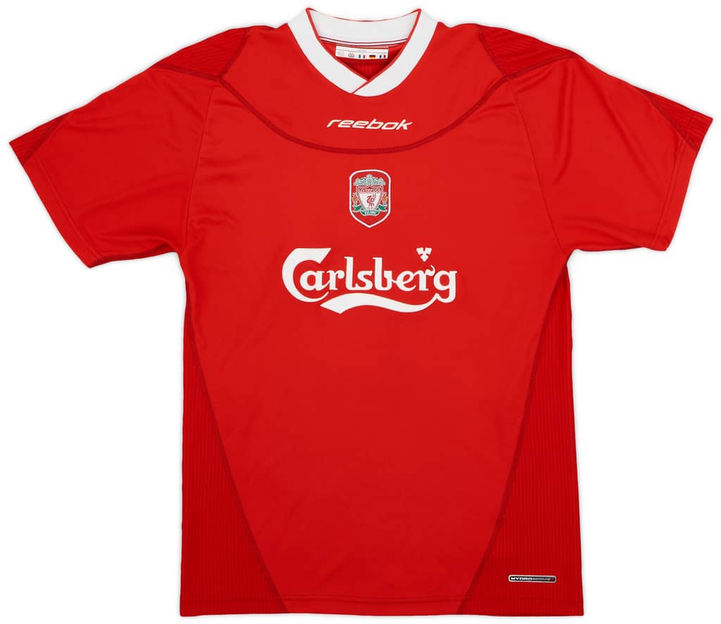 2002-04 Liverpool Home Shirt Gerrard #17 - 7/10 - (S)