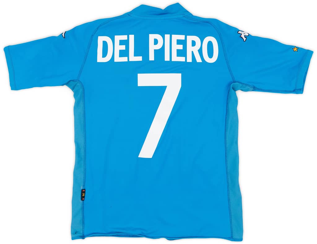2002 Italy Home Shirt Del Piero #7 - 6/10 - (M)