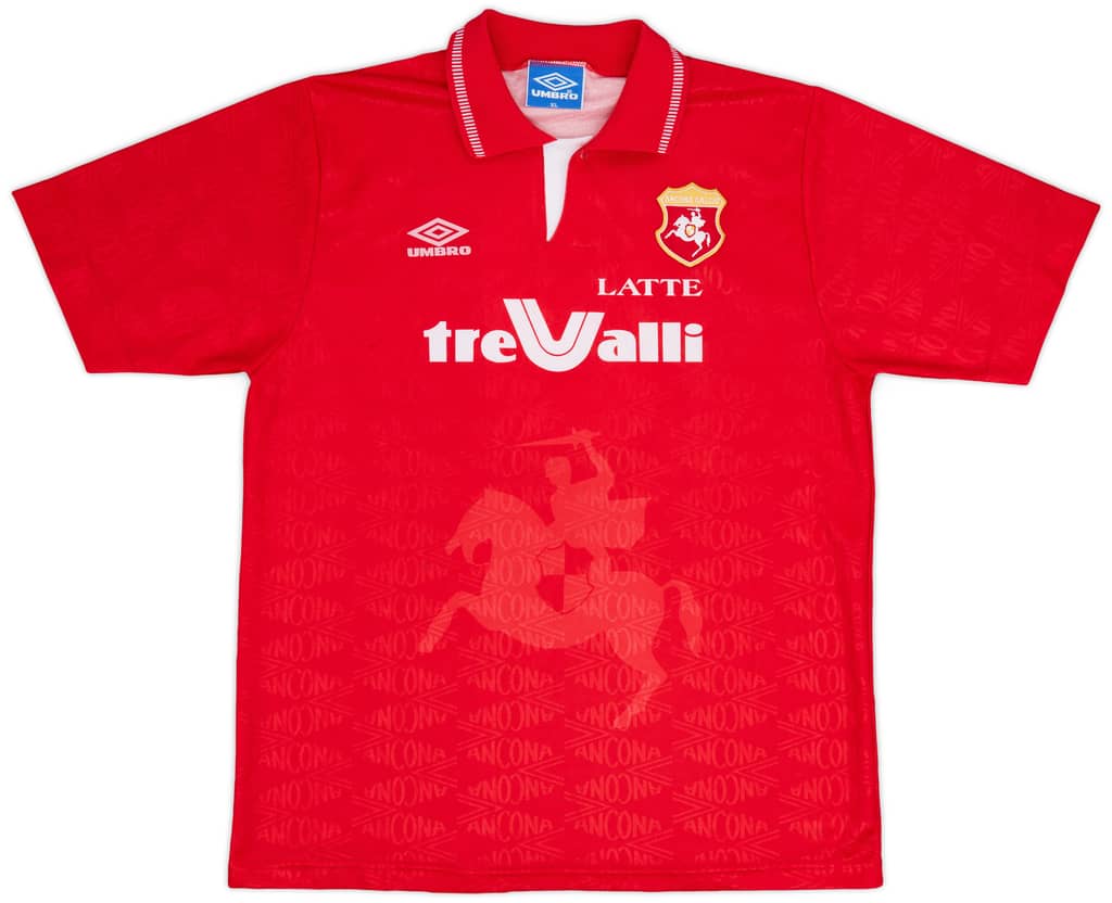 1992-93 Ancona Match Worn Home Shirt #9 (Agostini)